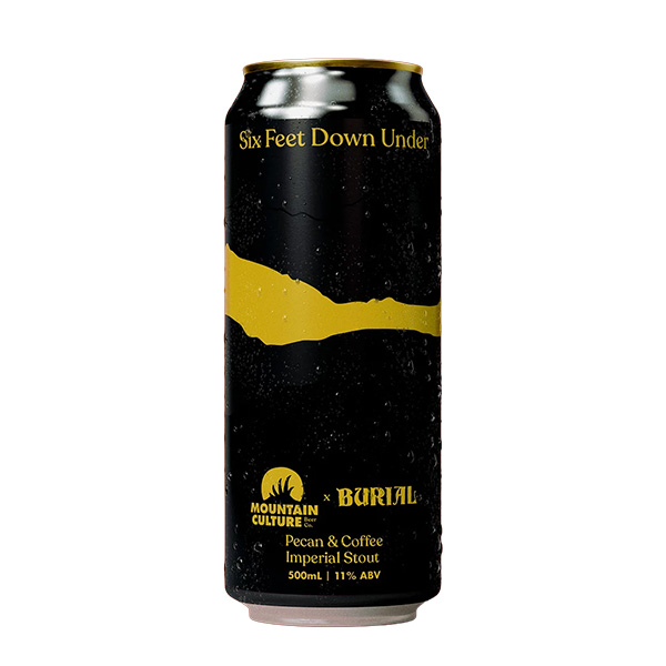 マウンテンカルチャー x ベリアル / シックス・フィート・ダウン・アンダー (Pecan & Coffee Imperial Stout) 500ml缶 [Mountain Culture x Burial / Six Feet Down Under]