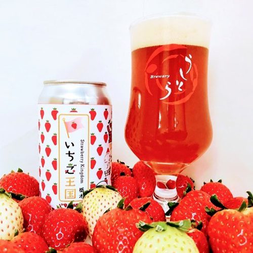 うしとらブルワリー / いちご王国 -Strawberry Kingdom- (Fruit Ale) 365ml缶 [Ushitora Brewery / Strawberry Kingdom]