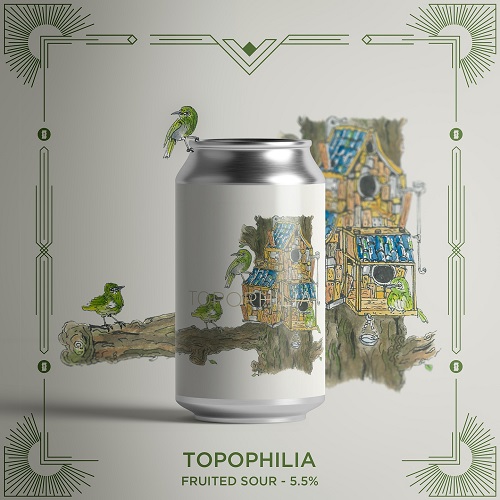 インクホーン x トートピア / トポフィリア (Fruited Sour) 355ml缶 [Inkhorn x Totopia / Topophilia]