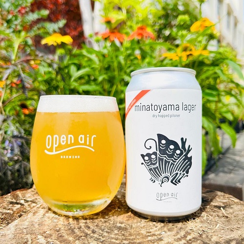 オープンエア / ミナトヤマラガー ローラルホップエディション (Italian Pilsner) 350ml缶 [open air / minatoyama lager loral hop edition]