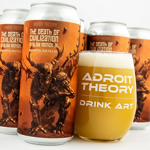 アドロイトセオリー / ザ・デス・オブ・シビリゼーション イン・スローモーションIII (DDH Hazy Double IPA) 473ml缶 [Adroit Theory / The Death of Civilization In Slow Motion III.]