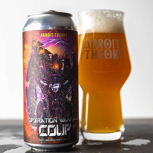 アドロイトセオリー / オペレーション・ウェルフェア: クー (DDH Hazy Double IPA) 473ml缶 [Adroit Theory / Operation Warfare: Coup]