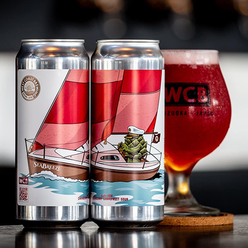 ウエストコーストブルーイング / シーブリーズ (Cranberry Grapefruit Sour) 500ml缶 [West Coast Brewing / Seabreeze]