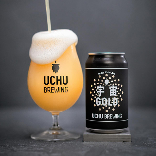 うちゅうブルーイング / 宇宙GOLD (DDH IPA) 350ml缶 [UCHU BREWING / UCHU GOLD]
