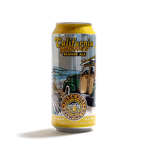 ピッツァポート / カリフォルニア・ハニー (Blonde Ale with Honey) 473ml缶 [Pizza Port Brewing / California Honey]