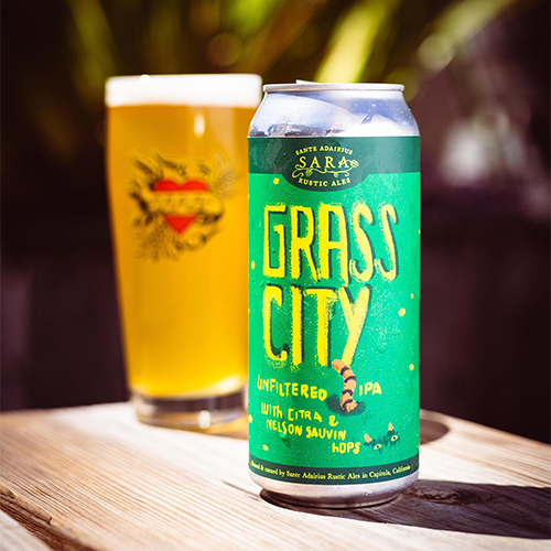 サンテ・アデアリアス / グラスシティ (Unfiltered West Coast IPA) 473ml缶 [Sante Adairius Rustic Ales / Grass City]