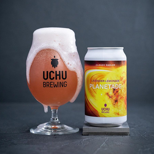 うちゅうブルーイング / プラネテード・ラベンダー・レモネード (Cloudy Radler) 350ml缶 [Uchu Brewing / PLANETADE LAVENDER LEMONADE]