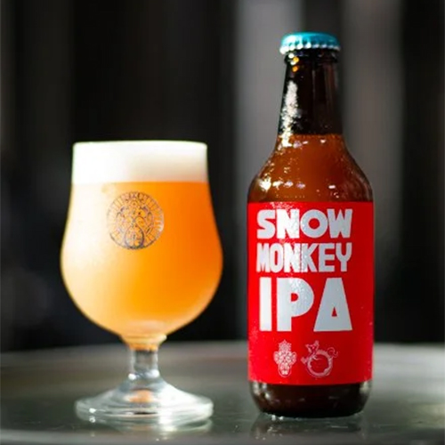 志賀高原ビール / SNOW MONKEY IPA 苦節二十年ver. (Hazy IPA) 330ml瓶 [Shiga Kogen Beer / SNOW MONKEY IPA The 20 years of the Bitter Life ver.]