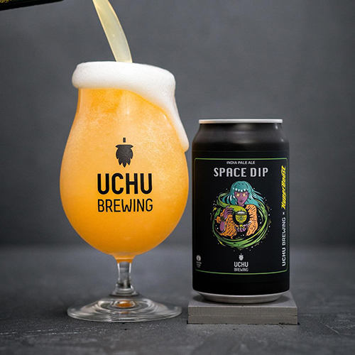 うちゅうブルーイング (9社コラボ) / スペースディップ (India Pale Ale) 350ml缶 [UCHU BREWING / SPACE DIP]