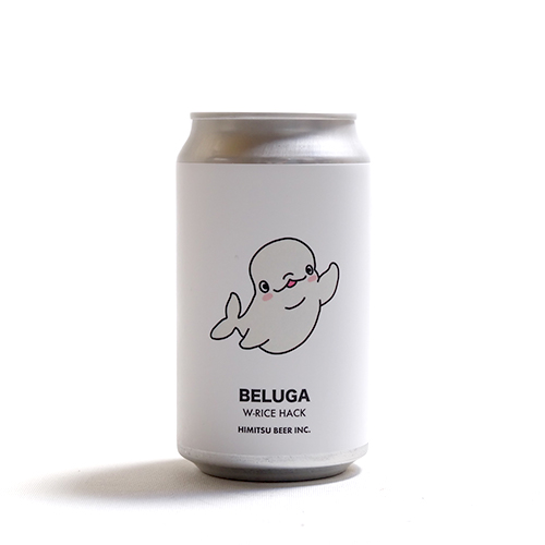 ひみつビール / ベルーガ (DIPA with homegrown rice) 350ml缶 [Himitsu Beer / BELUGA]