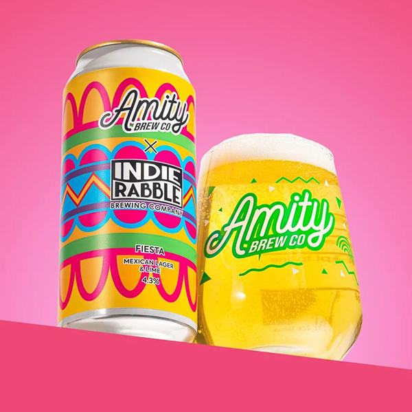 (空輸) アミティ / フェスタ (Mexican Lager & Lime w/Indie Rabble) 440ml缶 [Amity Brew Co / Fiesta]