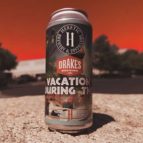 ヘレティック x ドレイクス / ヴァケーション・ジュアリング・ジ・アポカリプス (American IPA) 473ml缶 [Heretic x Drake’s / Vacation During the Apocalypse]