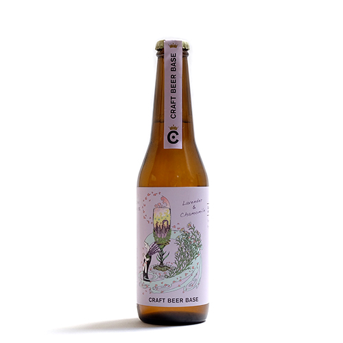 クラフトビアベース / ラベンダー & カモミール (Golden Ale with Herbs) 330ml瓶 [CRAFT BEER BASE / Lavender & Chamomile]