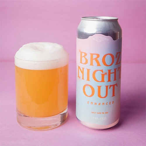ザ・ヴェイル / ブロズナイトアウト・エンハンスド (Hazy DIPA) 473ml缶 [The Veil / Broz Night Out: Enhanced]