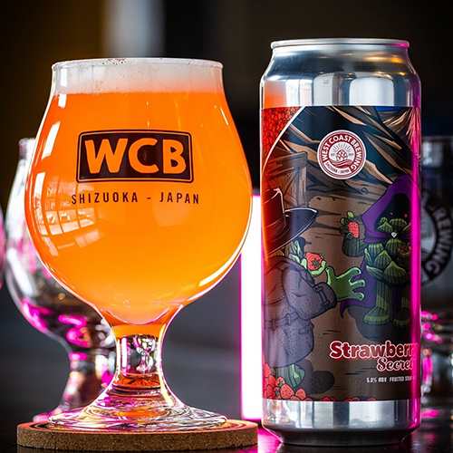 ウエストコーストブルーイング / ストロベリー・シークレット (Fruited Sour Ale) 510ml缶 [West Coast Brewing / Strawberry Secret]