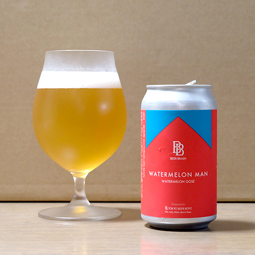 ビアブレイン / ウォーターメロンマン (Watermelon Gose) 350ml缶 [BEER BRAIN BREWERY / WATERMELON MAN]