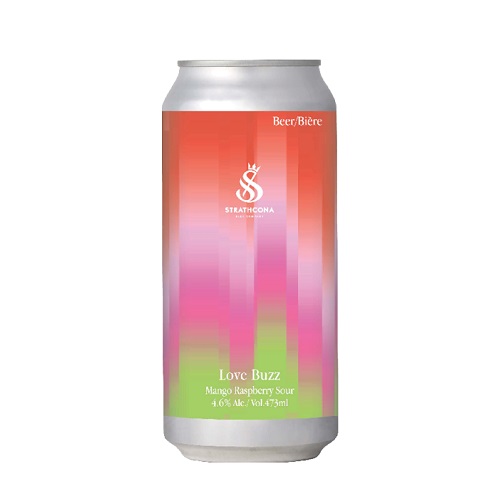 ストラスコナ / ラブバズ マンゴー ラズベリー サワー 473ml缶 [Strathcona / Love Buzz Mango Raspberry Sour]