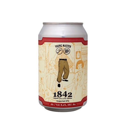 ヤングマスター / 1842 アイランド (Imperial IPA) 330ml缶 [Young Master Brewery 少爺啤酒廠 / 1842 Island]