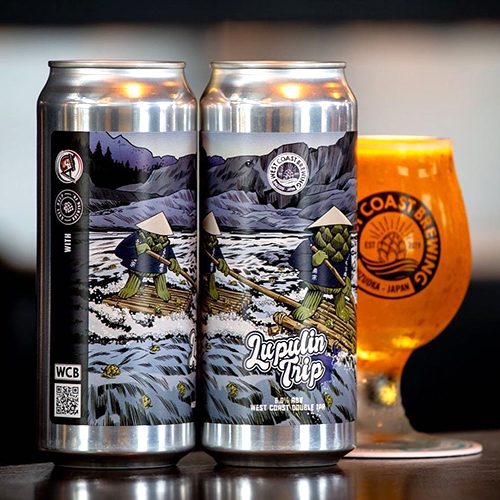 ウエストコーストブルーイング x ニーディープブルーイング / ルプリン・トリップ (West Coast Double IPA) 500ml缶 [West Coast Brewing x Knee Deep Brewing / Lupulin Trip]