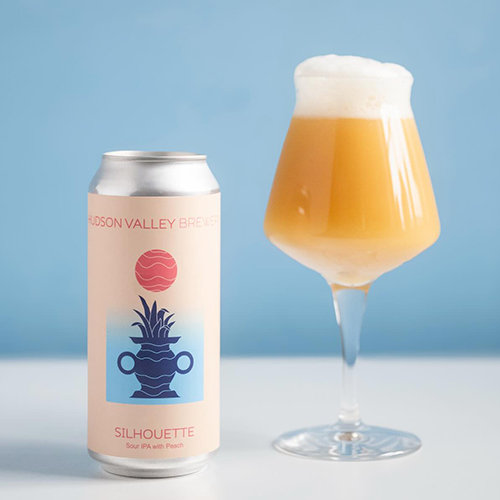 ハドソンバレー / ピーチシルエット (Brunch-style Sour IPA) 473ml缶 [Hudson Valley / Peach Silhouette]