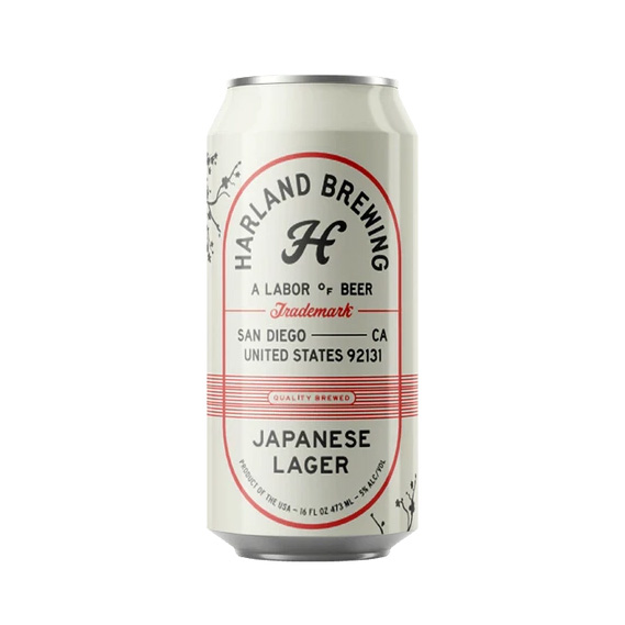 ハーランド / ジャパニーズラガー 473ml缶 [Harland / Japanese Lager]