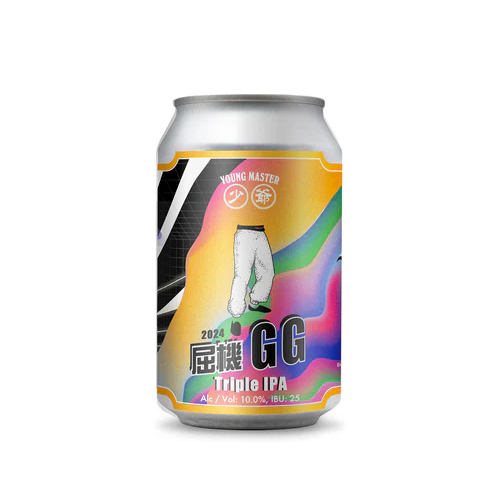 ヤングマスター / ジージーIPA (Triple IPA) 330ml缶 [Young Master Brewery 少爺啤酒廠 / GG IPA]