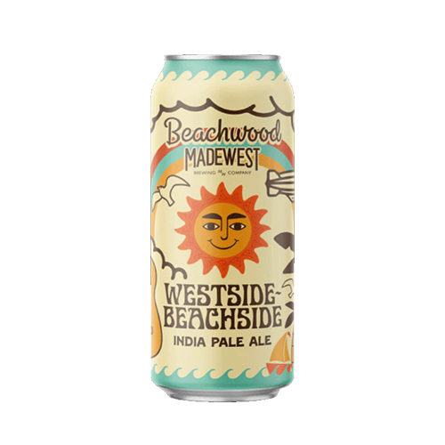 ビーチウッド x メイドウェスト / ウェストサイド・ビーチサイド (West Coast IPA) 473ml缶 [Beachwood x MadeWest / Westside Beachside]
