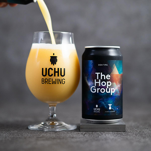 うちゅうブルーイング x ティーンネイジブルーイング / ザ・ホップ・グループ (DDH TIPA) 350ml缶 [UCHU BREWING x Teenage Brewing / The Hop Group]