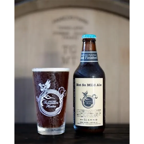 志賀高原ビール / ノット・ソー・マイルド・エール・カスクフィニッシュド / フレンチオークパンチョン (Barrel Aged Mild Ale) 330ml瓶 [Shiga Kogen Beer / Not So Mild Ale Cask Finished / French Oak Puncheon]