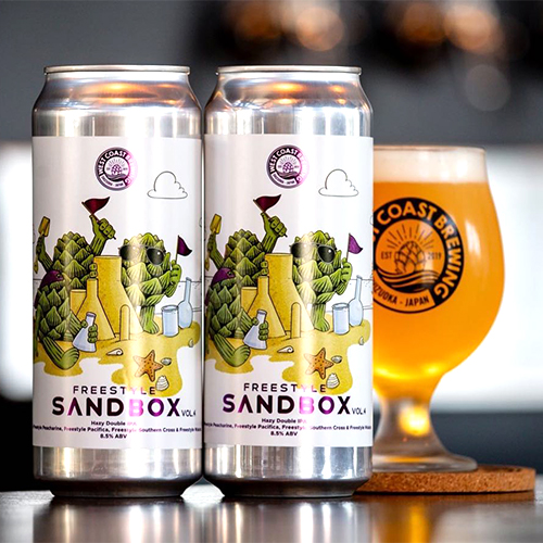 ウエストコーストブルーイング / フリースタイル・サンドボックス Vol.4 (Hazy Double IPA) 500ml缶 [West Coast Brewing / Freestyle Sandbox Vol.4]