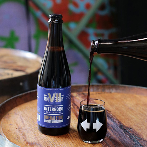 インターボロ / セブンス アニバーサリー スタウト (Barrel Aged Imperial Stout) 500ml瓶 [Interboro / 7th Anniversary Stout]