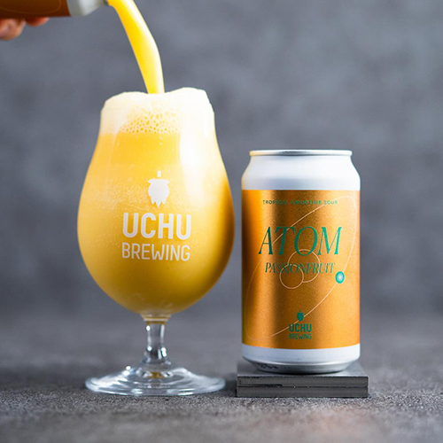 うちゅうブルーイング / アトム・パッションフルーツ (Tropical Smoothie Sour) 350ml缶 [UCHU BREWING / ATOM PASSIONFRUIT]
