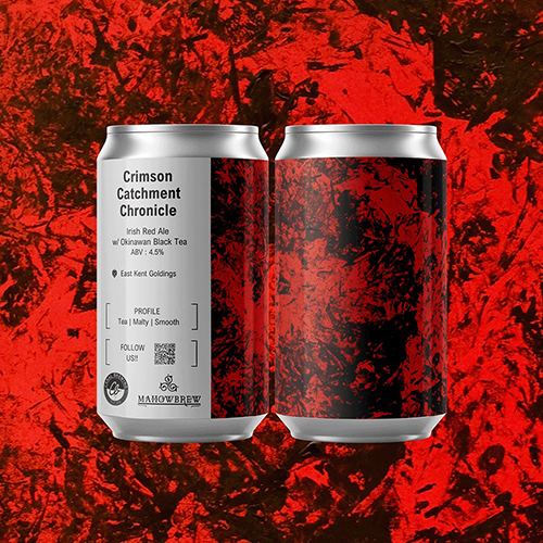 マホウブリュー / クリムゾン・キャッチメント・クロニクル (Irish Red Ale w/ Okinawan black tea) 340ml缶 [MAHOWBREW / Crimson Catchment Chronicle]