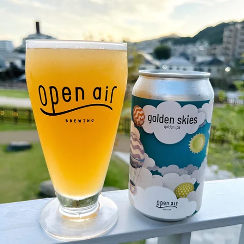 オープンエア / ゴールデンスカイズ (Golden IPA) 350ml缶 [Open Air / Golden Skies]