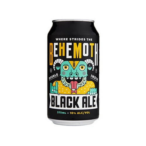 カイジュービア / ウェア ストライズ ザ ベヒモス ダブルブラックIPA 375ml缶 [KAIJU! Beer / Where Strides the Behemoth Double India Black Ale]