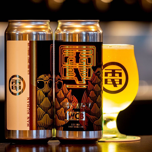 ウエストコーストブルーイング x 電気グルーヴ / マン・ヒューマン (Skazy Double IPA) 500ml缶 [West Coast Brewing x DENKI GROOVE / MAN HUMAN]