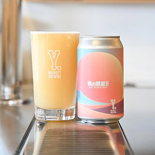 ワイマーケット / 桃の惑星5 (Hazy IPA with Peach) 370ml缶 [Y.Market / PLANET OF THE PEACHES 5]