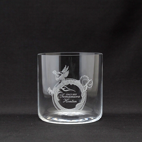 志賀高原ビール 「苦い人生」マーク入り タンブラーグラス 355cc [Shiga Kogen Beer Tumbler Glass]