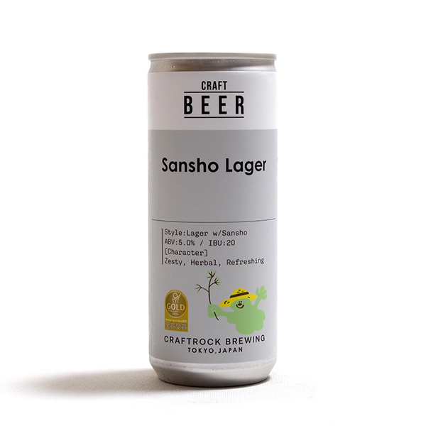 クラフトロック / 山椒ラガー 250ml缶 [CRAFTROCK BREWING / Sansho Lager]