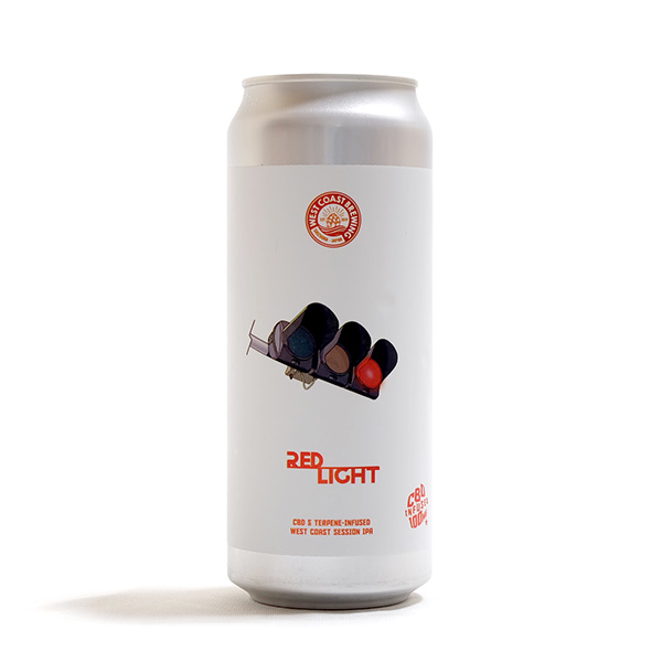 ウエストコーストブルーイング / レッドライト (CBD & Terpene Infused West Coast Session IPA) 510ml缶 [West Coast Brewing / Red Light]