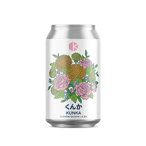 京都醸造 / くんか (Flower Saison) 350ml缶 [Kyoto Brewing Co. / Kunka]
