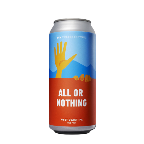 スリーズブリューイング / オール・オア・ナッシング (West Coast IPA) 473ml缶 [Threes Brewing / All Or Nothing]