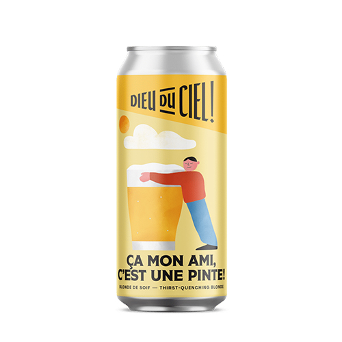 デュー・デュ・シエル！ / サ・モナミ、セ・テュヌ・パント！ (Blonde de Soif) 473ml缶 [Dieu Du Ciel! / Ça mon Ami, C'est une Pinte!