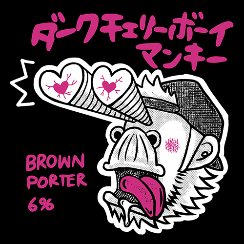 ブルークラシック / ダークチェリーボーイマンキー (Brown Porter) 350ml缶 [BREW CLASSIC / Dark Cherry Boy Monkey]