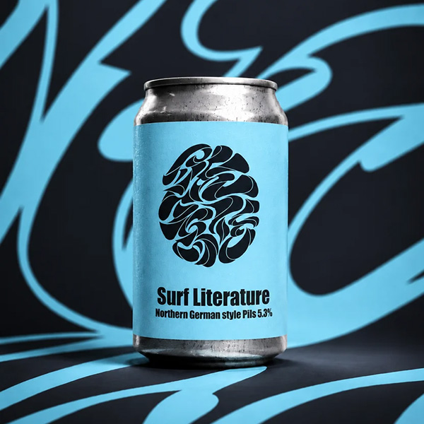 リクリブルーイング / サーフ・リテラチャー (Northern German style Pils) 350ml缶 [RIKRI BREWING / Surf Literature]