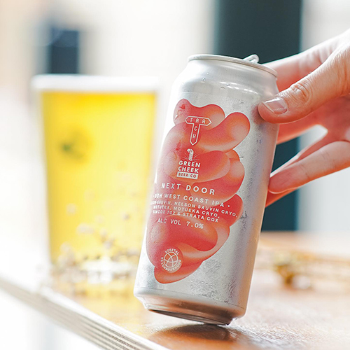 トラックブルーイング x グリーンチーク / ネクストドア (DDH West Coast IPA) 440ml缶 [Track Brewing x Green Cheek / Next Door]