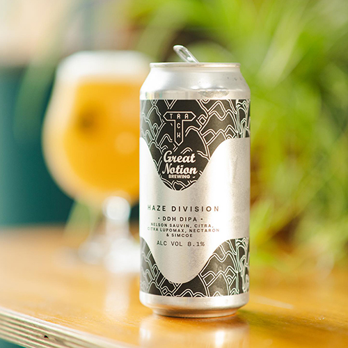 トラックブルーイング x グレートノーション / ヘイズ・ディヴィジョン (DDH Double IPA) 440ml缶 [Track Brewing x Great Notion / Haze Division]