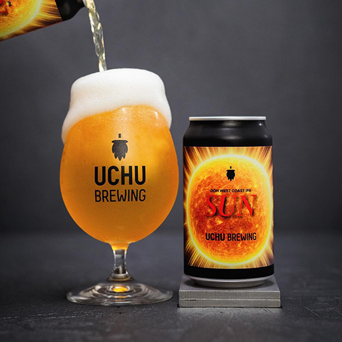 うちゅうブルーイング / SUN (DDH West Coast IPA) 350ml缶 [UCHU BREWING / SUN]
