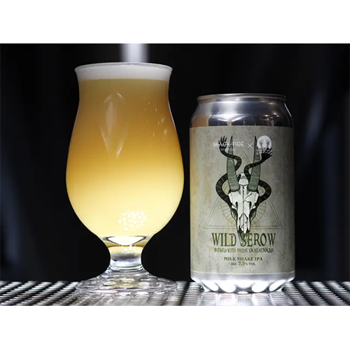 ブラックタイド x タイアードハンズ / ワイルド・セロウ (Milk Shake IPA) 370ml缶 [Black Tide x Tired Hands / Wild Serow]