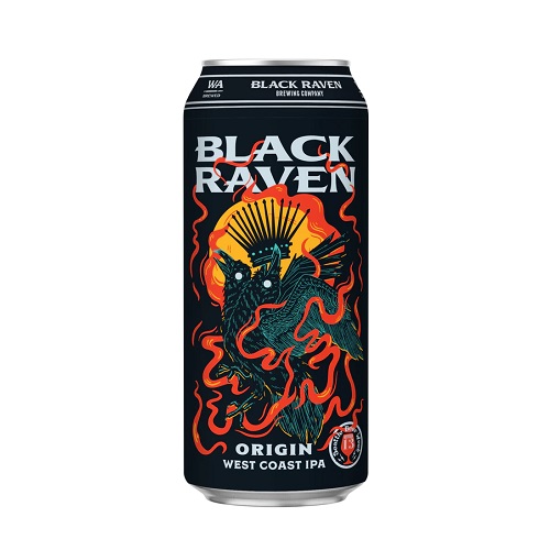 ブラックレイヴン / 2022 シアトルビアウィーク - オリジン (West Coast IPA) 473ml缶 [Black Raven / 2022 Seattle Beer Week - Origin]